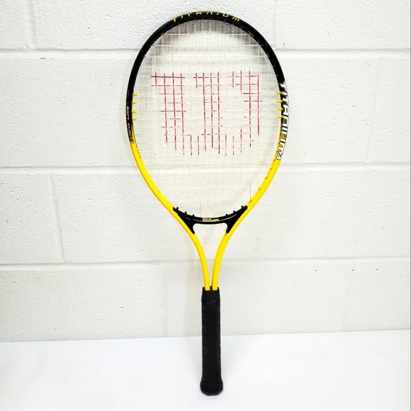 Raquette de tennis Wilson Titanium Soft Shock 3 noir et jaune 50